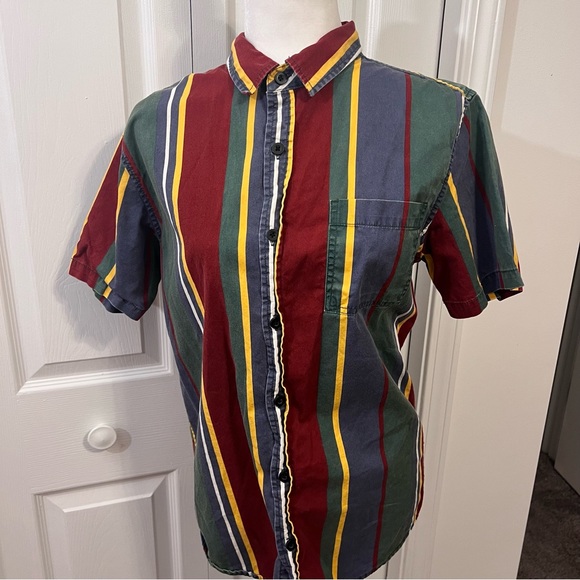 PacSun Retro Men’s Striped Button Up - Picture 5 of 6